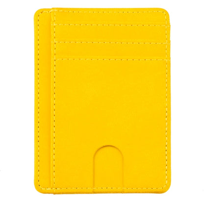 RFID blocking leather wallet