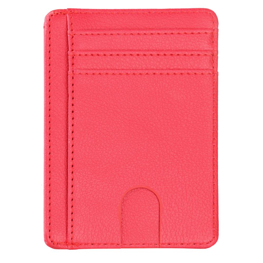 RFID blocking leather wallet
