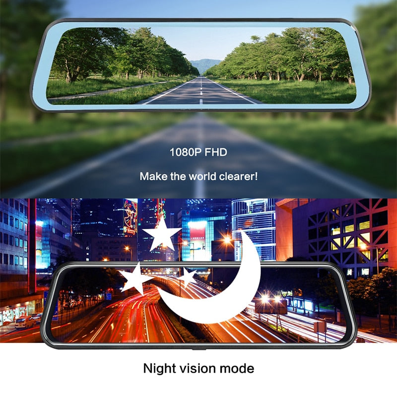 Car Dvr Mirror 10 Inch