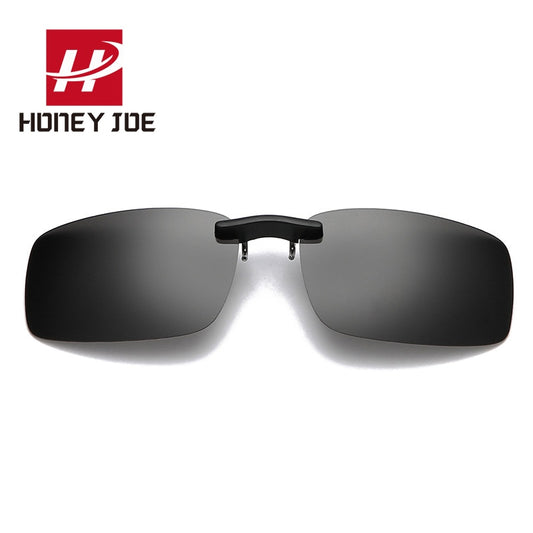 Vintage Polarized Clip On Sunglasses