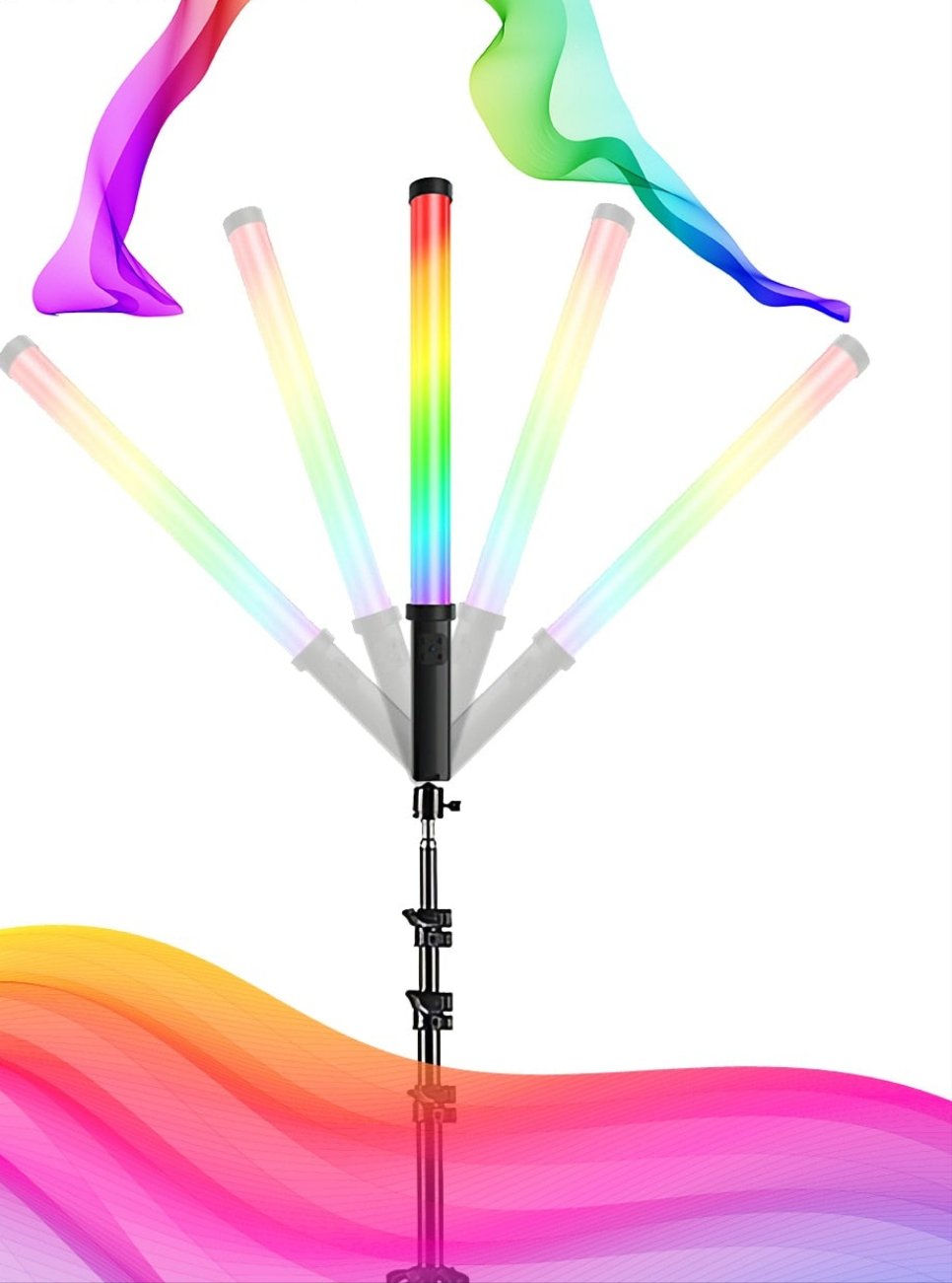 Portable RGB LED Light Wand