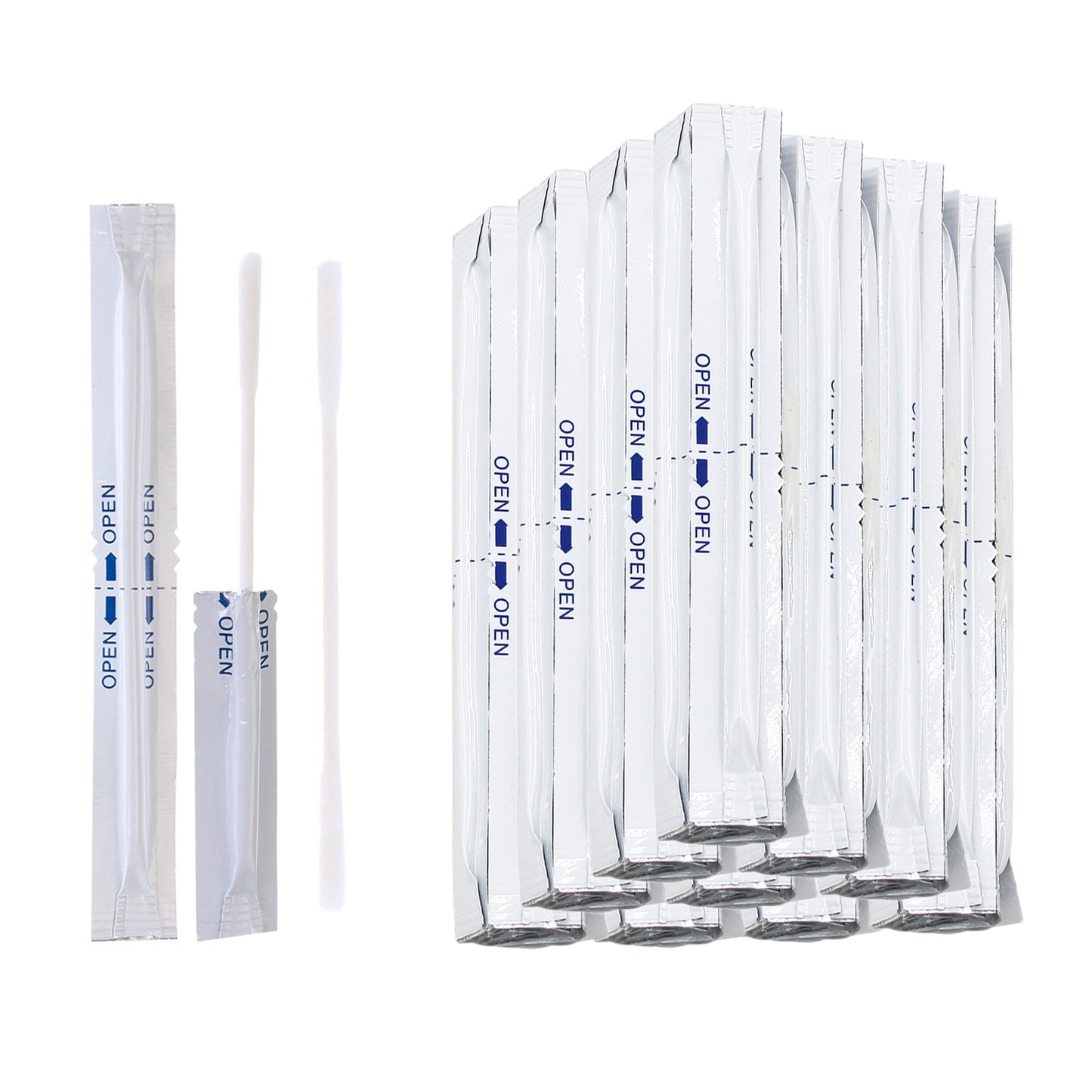 100Pcs/Lot Wet Alcohol Cotton Swabs