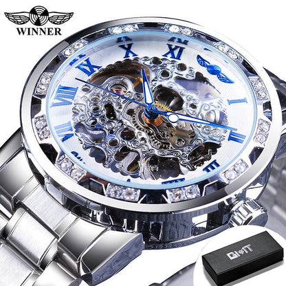 Mechanical Skeleton Wrist Watch