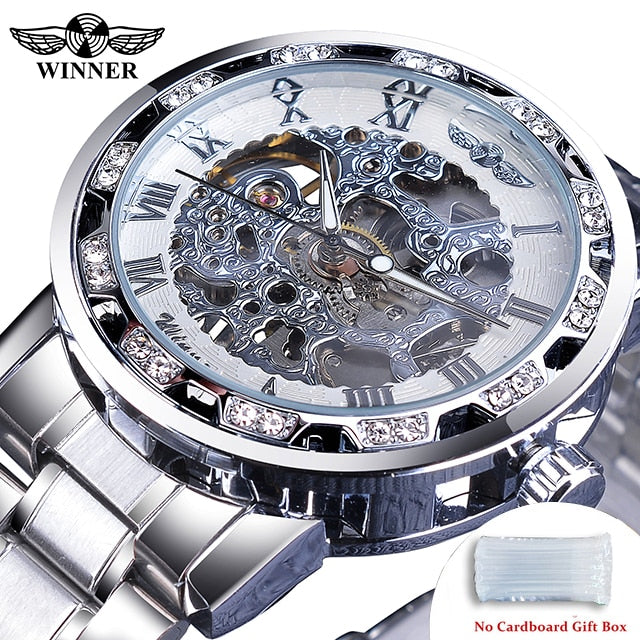 Mechanical Skeleton Wrist Watch