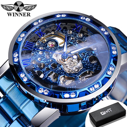 Mechanical Skeleton Wrist Watch