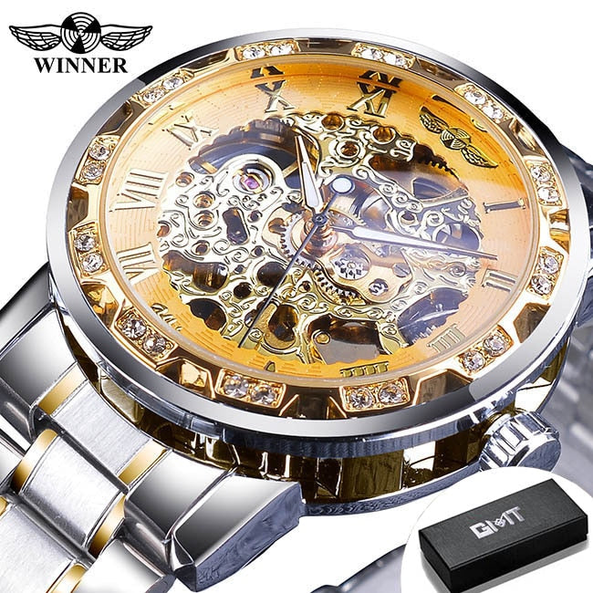 Mechanical Skeleton Wrist Watch