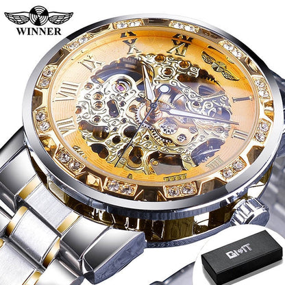 Mechanical Skeleton Wrist Watch
