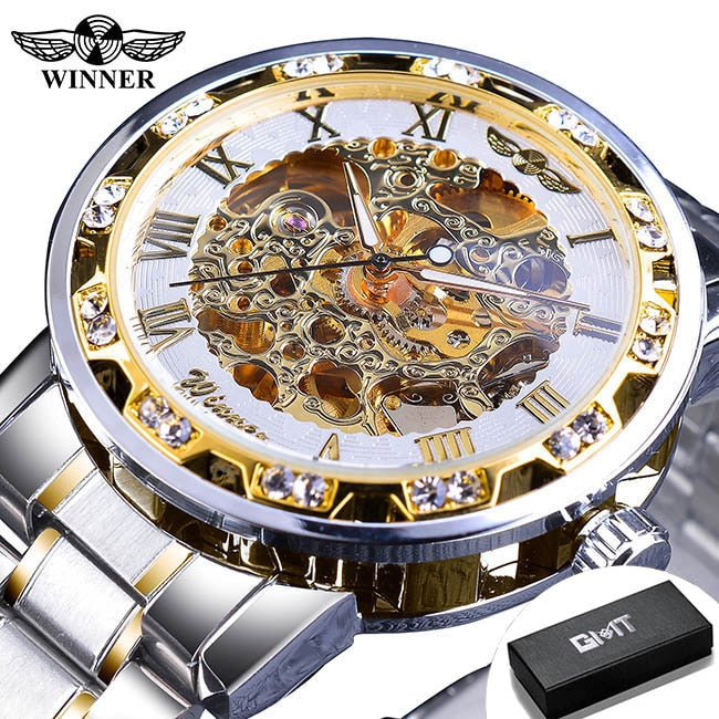 Mechanical Skeleton Wrist Watch