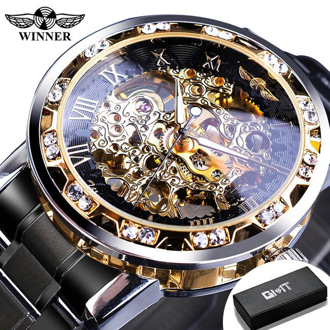 Mechanical Skeleton Wrist Watch