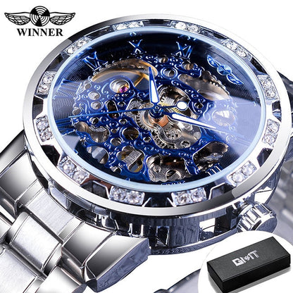 Mechanical Skeleton Wrist Watch