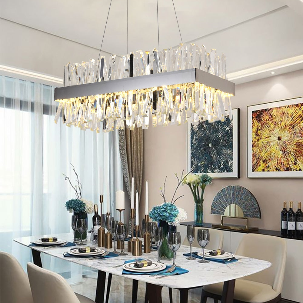 smart wifi Modern Crystal Chandelier