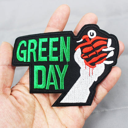 25-pc metal badge patch set