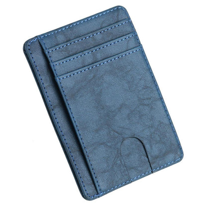 RFID blocking leather wallet