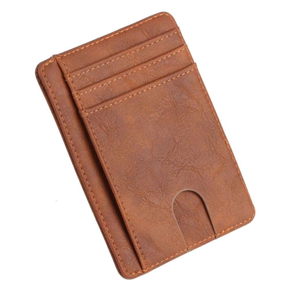 RFID blocking leather wallet