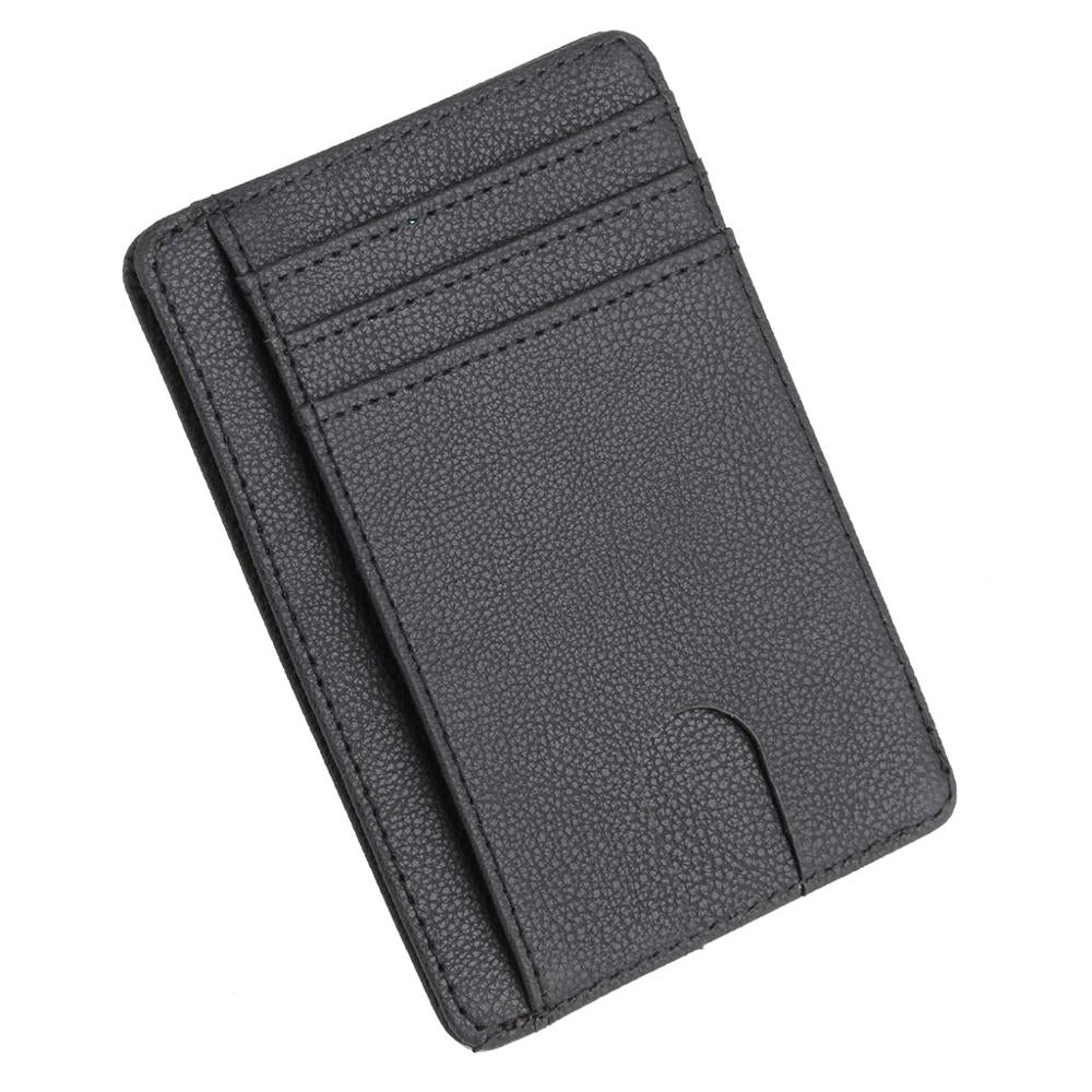 RFID blocking leather wallet