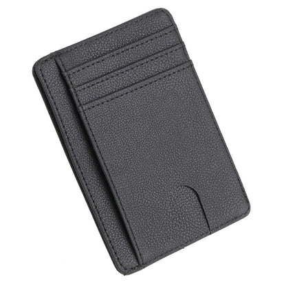 RFID blocking leather wallet