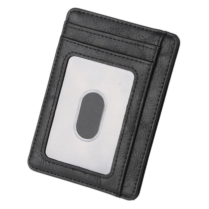 RFID blocking leather wallet