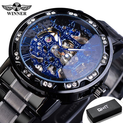 Mechanical Skeleton Wrist Watch