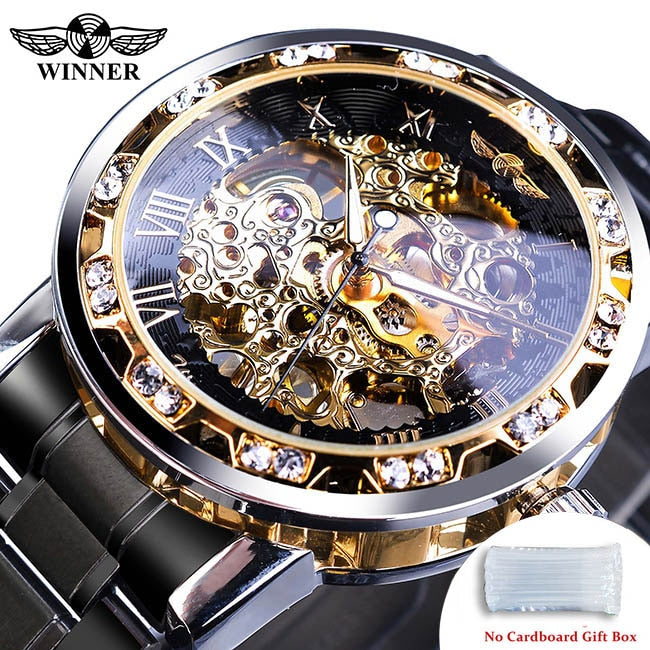 Mechanical Skeleton Wrist Watch
