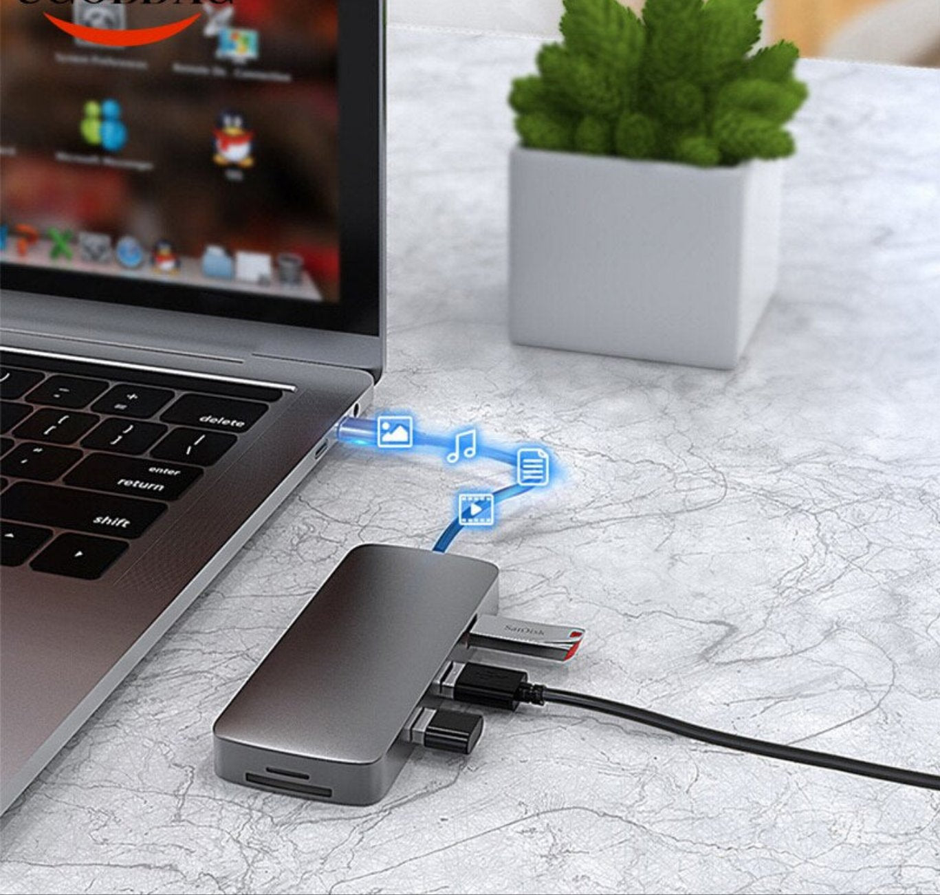 multifunction USB Type C adapter