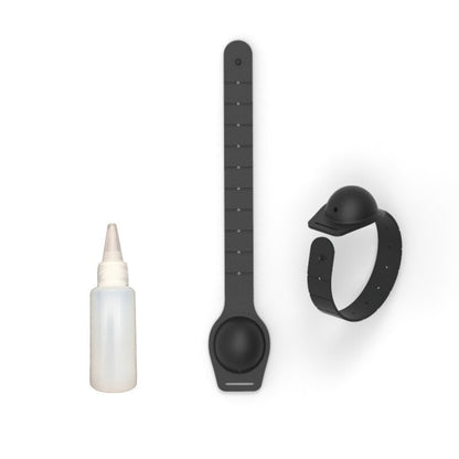 Wristband hand sanitizer dispenser