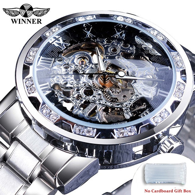 Mechanical Skeleton Wrist Watch