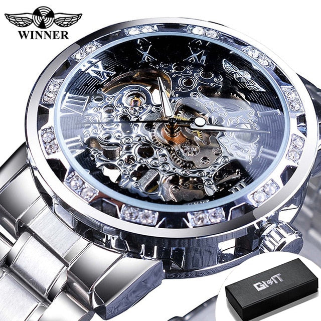 Mechanical Skeleton Wrist Watch