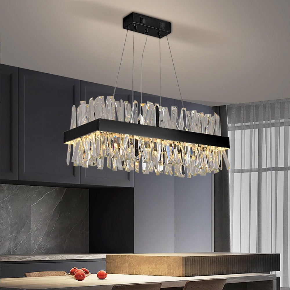 smart wifi Modern Crystal Chandelier