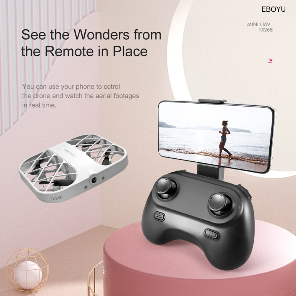 H107 Mini Drone 8K 4K Quadcopter