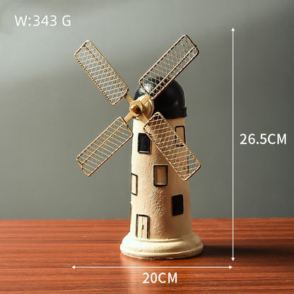 retro resin ornament artwork