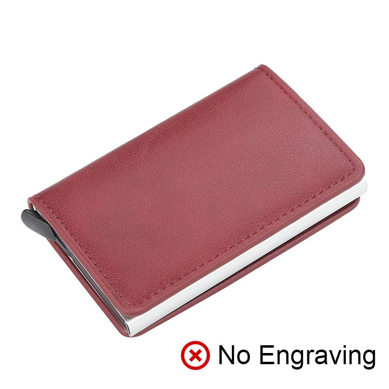 Anti RFID Blocking ID Credit Card Holder