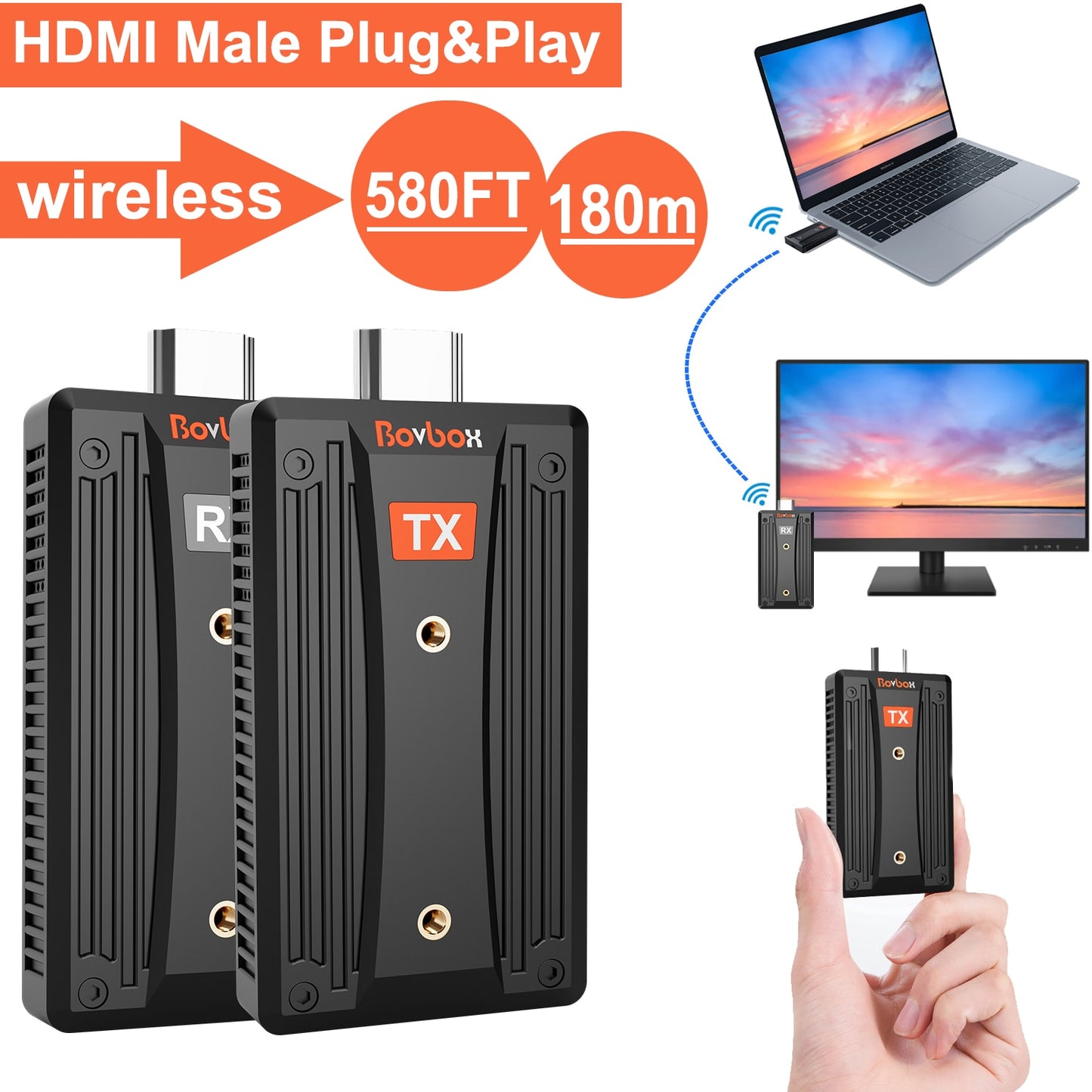Qkens Wireless HDMI Extender