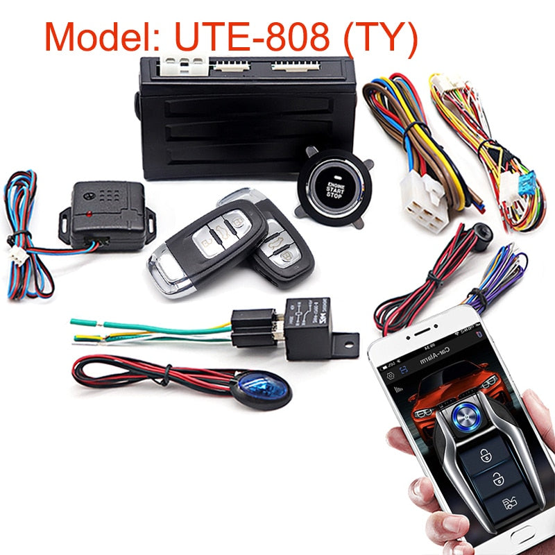 Car Alarm With Autostart Push