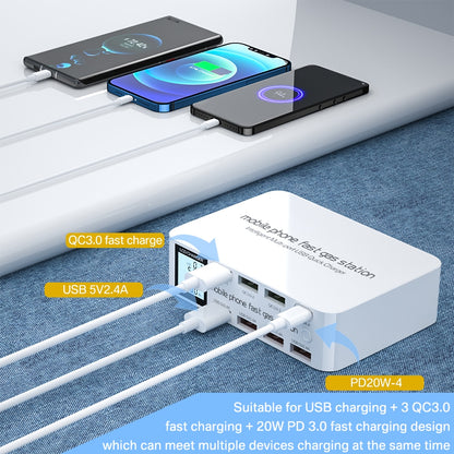 100W USB Charging Station