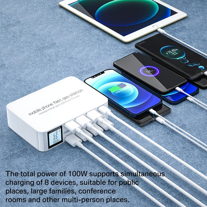 100W USB Charging Station
