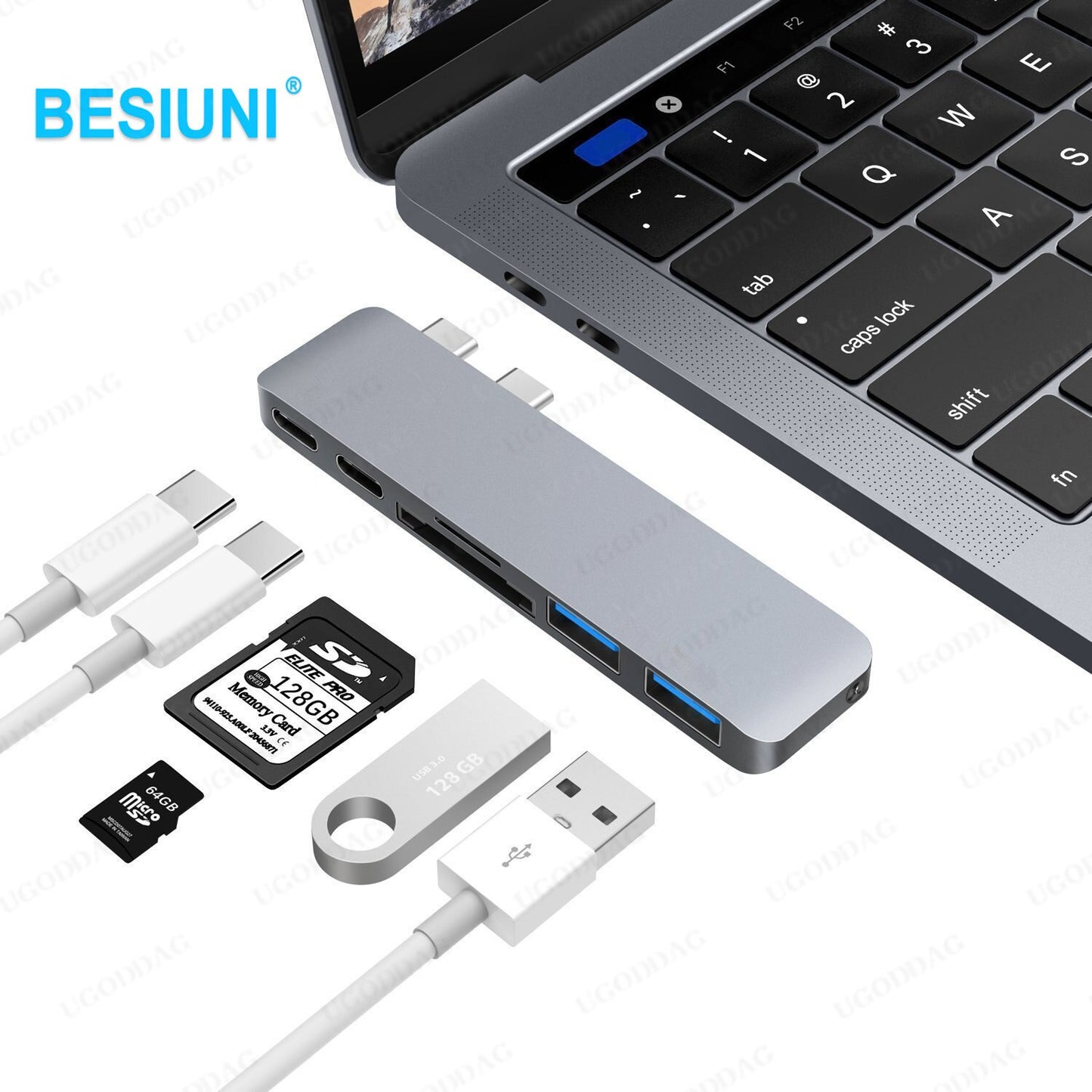 Type C Hub to Card Reader