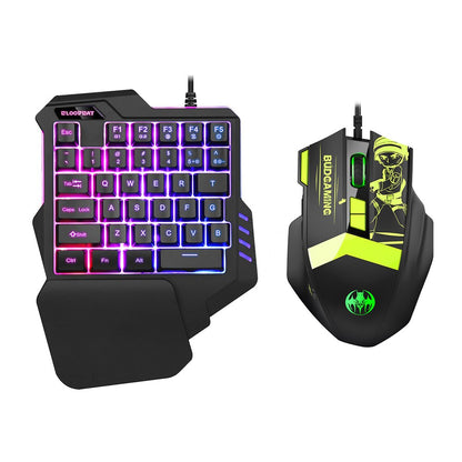 One Handed Keyboard and Mouse Set