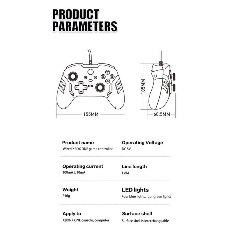 Wired XBOX ONE Gamepad