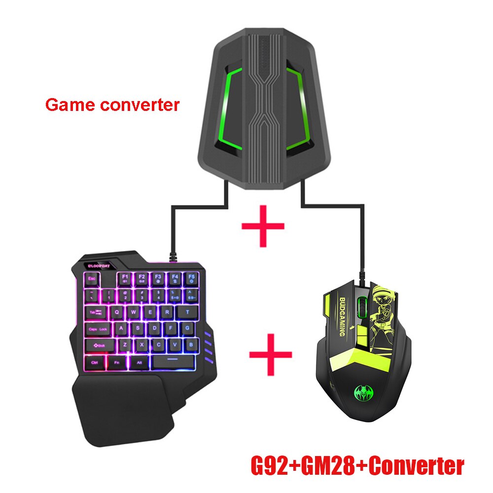 One Handed Keyboard and Mouse Set