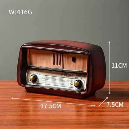 retro resin ornament artwork