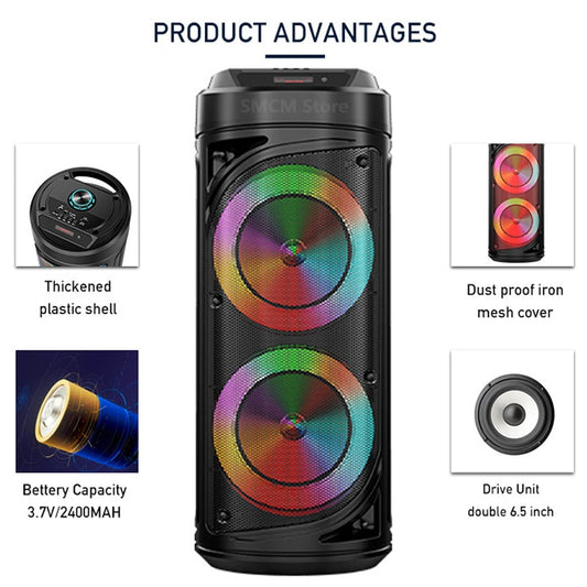 Portable Outdoor Party Bluetooth Speaker