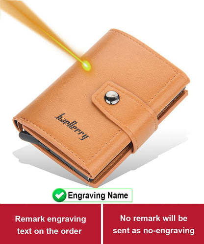 Anti RFID Blocking ID Credit Card Holder