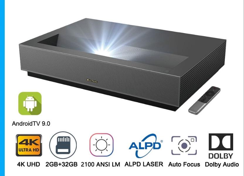 Nova 4K Smart UHD Short Throw Laser Projector