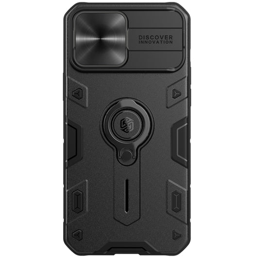 NILLKIN for iPhone 13 Pro Max Case for iPhone 13 Mini Case with Ring stand Case Camera Protection Slide cover