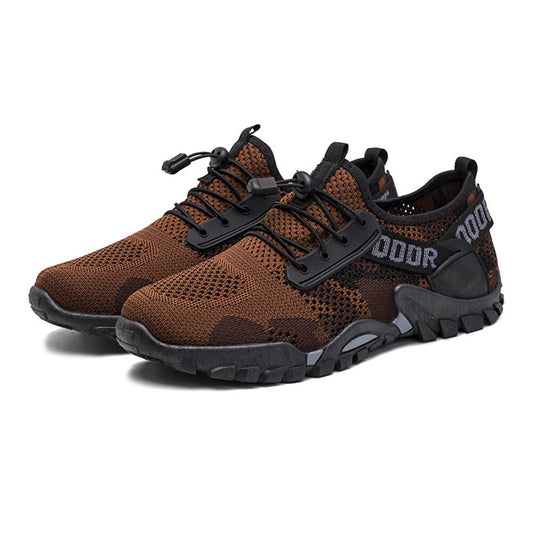 أحذية المياه في الهواء الطلق الرجال أحذية رياضية حافي القدمين صنادل شاطئ المنبع أحذية أكوا تنفس الرجال الشاطئ الخوض المشي لمسافات طويلة التخييم أحذية