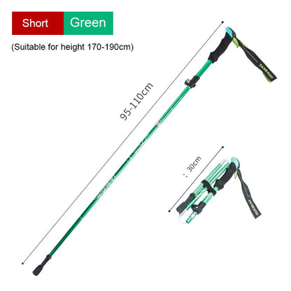 Ultralight Folding Multifunction Trekking Pole