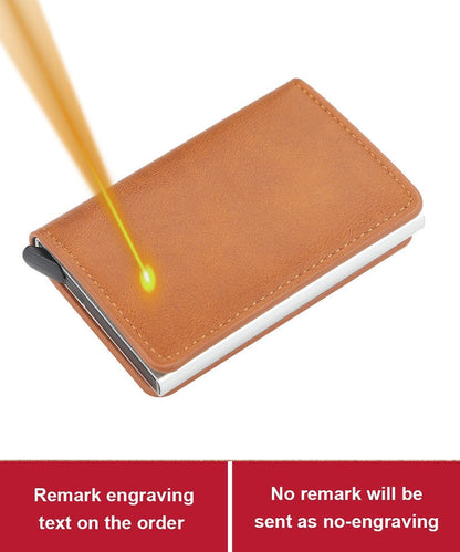 Anti RFID Blocking ID Credit Card Holder