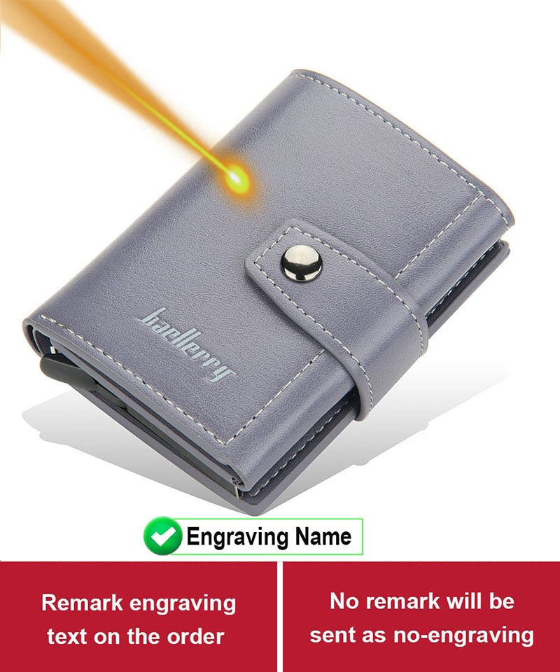 Anti RFID Blocking ID Credit Card Holder
