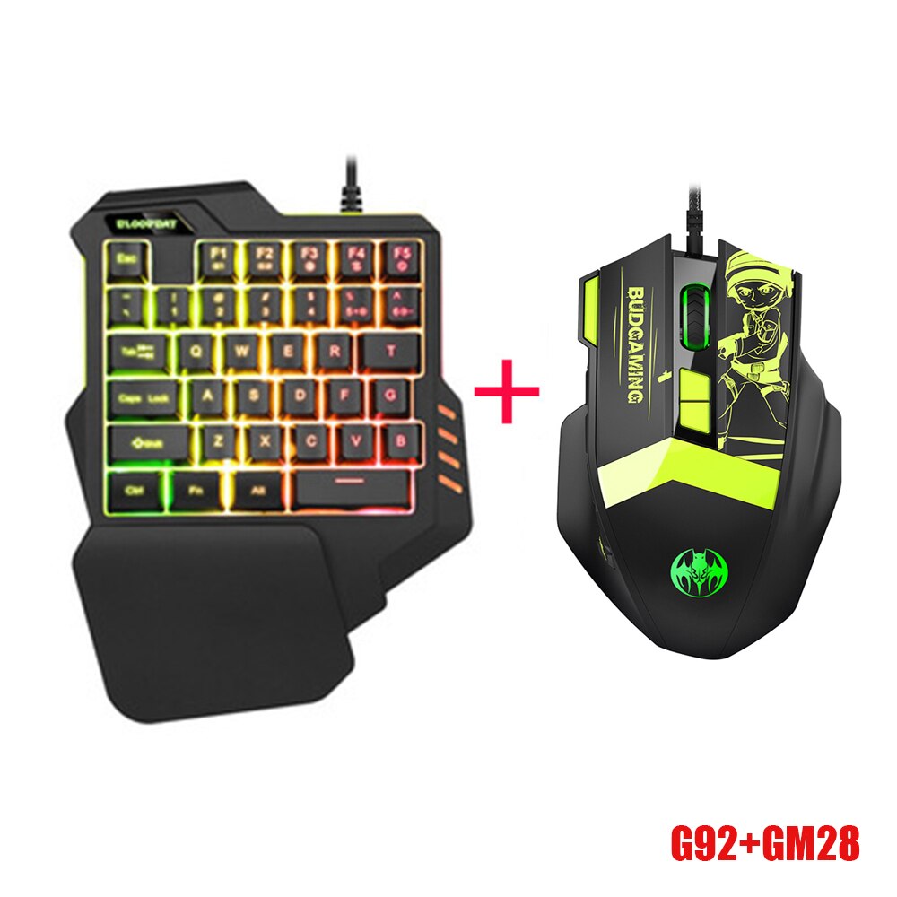 One Handed Keyboard and Mouse Set