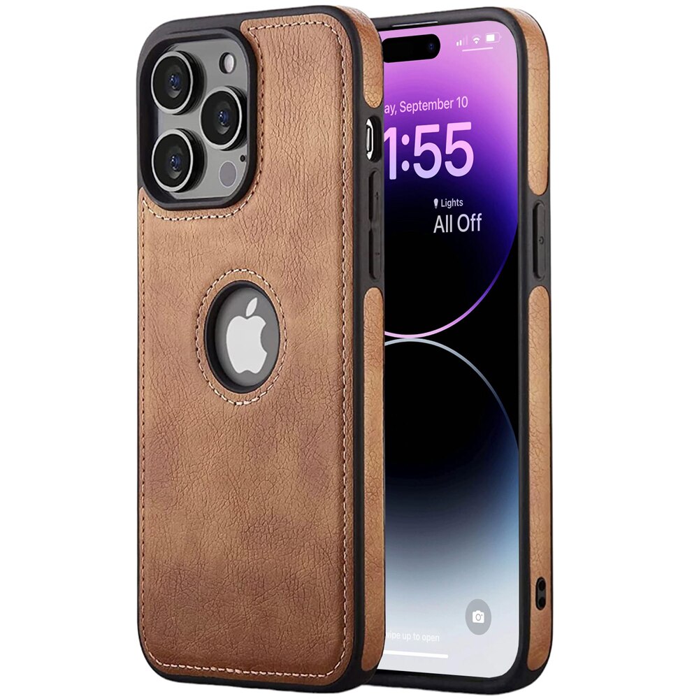 slim leather phone case